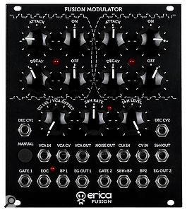 Fusion Modulator. Size: 22HP. +12V 125mA, -12V 74mA.