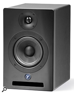 The archetypal home‑studio monitor: a ported, two‑way loudspeaker, with tweeter and woofer vertically aligned.