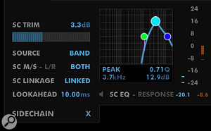 Multiplicity's side-chain processing options are typically exhaustive!