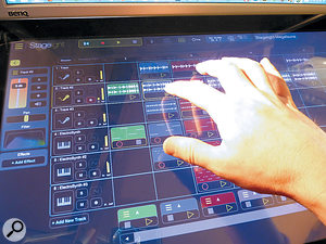 OpenLabs’ StageLight was designed from the ground up for multi-touch use, and introduced some useful features to overcome common problems. It’s now pre-installed on many Windows multi-touch machines, and perhaps the next generation of music makers will learn their craft on software like this.