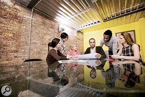 "This next reel's from a guy called Manson — been out of the music business for a while, but says he's worked with the Beach Boys...”