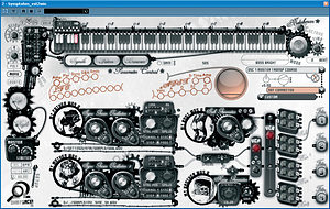 All Ohm Force plug‑ins are available in 'classic' and 'funky' skins: here's Symptohm in its funky guise.