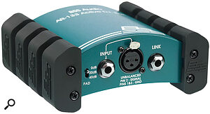 Your DI box is going to spend its working life on a pub floor, so it’s worth getting something that’s built to last. Consider models from BSS, Radial or Whirlwind, for example.
