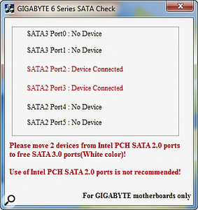 This free utility from Gigabyte will inform you if your Sandy Bridge motherboard is one of those that may require a free replacement in due course.