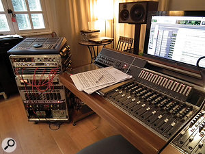 Calum Malcolm’s studio is based around a  vintage Neve desk and a  deliberately small selection of outboard.