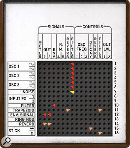 The ‘pins’ in the XILS4 matrix offer continuously variable resistance values.