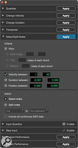 If you want to trigger your samples from an existing audio performance, the Event Operations window can help to clean up the trigger signal.
