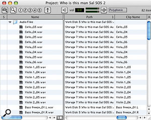 Sorting the Project Browser by Path will allow you to see whether the files in your Session are divided across more than one volume. If so, the Copy and Re-link command can be used to bring them into line.