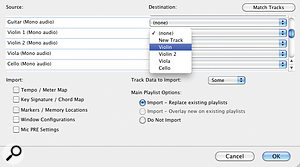 With Pro Tools 9, you can import any combination of settings from tracks in a Session, and even apply them to existing tracks. 