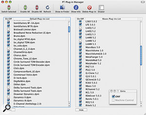 Plug–in Manager makes it easy to avoid those annoying ‘Try, Buy or Quit?’ dialogues every time you start up Pro Tools!
