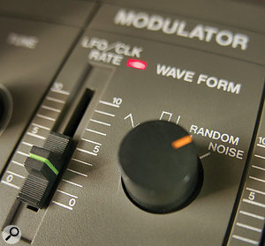 Using noise as a modulation source can be a great way to destabilize oscillators and filters.