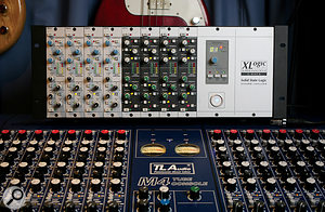 The studio's TL Audio M4 Tubetracker is the main route by which signals arrive in Logic. Compression and gating is often applied at source using the SSL X‑Rack.