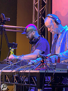 Alex Theakston, aka Mylar Melodies, and Steve Davis. Alex Theakston, aka Mylar Melodies, and Steve Davis.