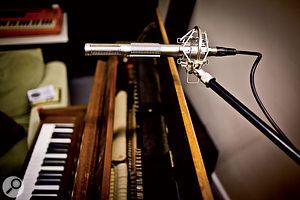 The Prodipe RSL was put to use on an acoustic piano recording, as well as on acoustic guitar, electric guitar and drums.