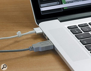 Running your laptop from its AC power supply can sometimes complete a  ground loop — and in some cases that can be very bad news for the performance of a USB D-A converter.