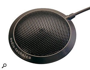 At the budget end of the boundary mic market, the Audio Technica ATR9 is a decent option. This model is no longer in production, but it should still be possible to find it on sale at a low cost. If your budget will stretch further, the rather more expensive Beyerdynamic MPC65 offers excellent quality.