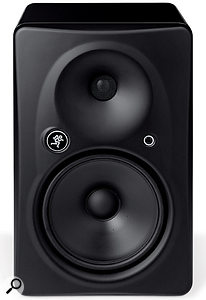 The Mackie HR 824 MkII is one of the the few compact studio monitors that currently uses a passive radiator, located on the rear panel behind the amplifier chassis.