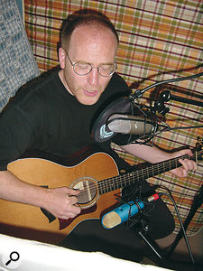 Recording a vocalist with two figure‑of‑eight mics can produce very good results. If the performer wants to play and sing at the same time, careful positioning to reject the unwanted sound from both mics (the vocals from the guitar mic and the guitar from the vocal mic) can achieve excellent separation.