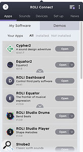 ROLI Connect: one app to rule all your ROLI hardware, software and assets.