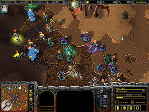 Another popular Blizzard RTS game is Warcraft III.