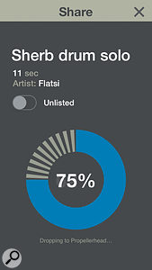 Dropping to Propellerhead is the easiest way to share from your phone to other Figure or Take users, or to Reason.