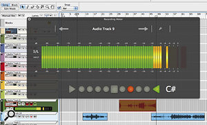 Reason 6's huge recording meter overlay will be a boon for guitarists and singers working at a distance from their computer monitors.