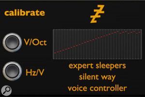 Screen 5: The calibration display shows the voltage map and where it goes out of range.