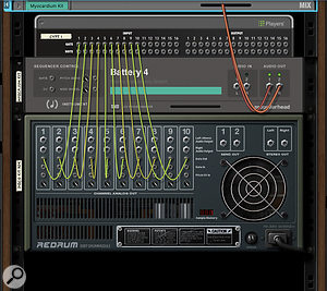 Screen 2: With no note inputs present, CVPT assigns notes chromatically from C1 to the outputs.