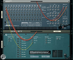 Auto-pan is a cinch to set up — just use a Subtractor synth LFO to modulate your mixer's pan knob.