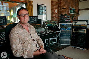 Colin Elliot at Yellow Arch Studio in Sheffield.