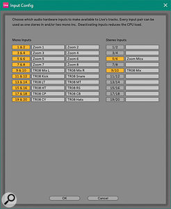 With the TR‑08 aggregated with my regular audio interface I could access all the inputs directly in my DAWs.