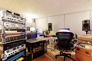 The Blue Room is mostly used for mastering, transfer and restoration duties.