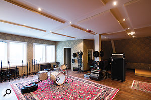 Studio 1’s capacious live room.