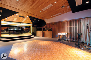 Studio D's live area is the largest of all the Westlake rooms.