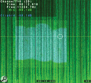 SpectraLayers' extraction tools let you 'paint' a region of the spectrum onto a separate layer, for further editing.