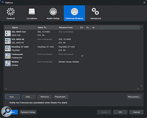 Studio Pro: Using MIDI Controllers