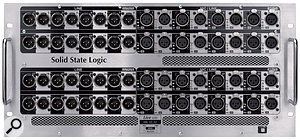 The range of SSL Live I/O stageboxes includes the ML3232 (top), the D3232 (middle) and the MADI Concentrator (bottom).