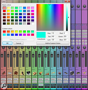 Screen 2: Maximising the saturation and choosing mid-level luminance can really make colours pop.