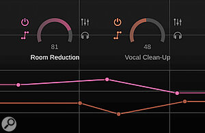 In case you need to vary the applied processing through a recording, prime:vocal includes an automation lane feature.
