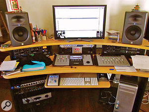 Sparks are enthusiastic adherents of home recording. Their current setup is located in singer Russell Mael's house and is based around MOTU's Digital Performer DAW.