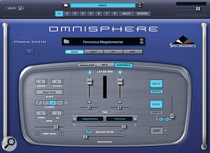 The main page of Spectrasonics' new STEAM engine. (Coal not provided.)