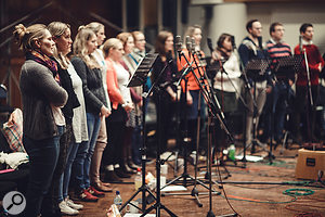 The Eric Whitacre Singers, a hand-picked choir.