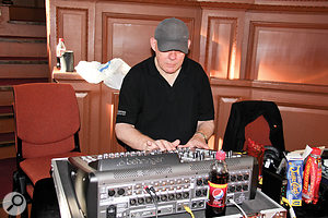 Dave Lockwood mixed the show using a  Behringer X32 Compact console.