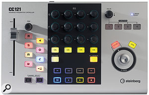 The CC121's controls may seem quite familiar, mirroring, as they do, many of the most commonly used functions in Cubase and Nuendo.