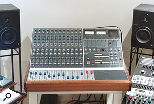 A 12–channel Neve mixer is central to Price’s studio.