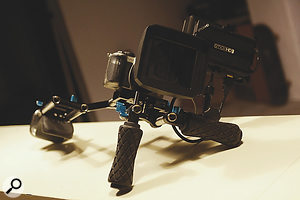 The Letus Talon K1 shoulder rig for DSLR.