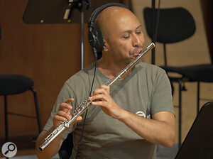 Flute, alto flute and piccolo player Boris Lipov.