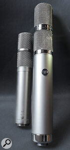 Little and large: the WA‑CX24 (right) dwarfs the mic that inspired it.