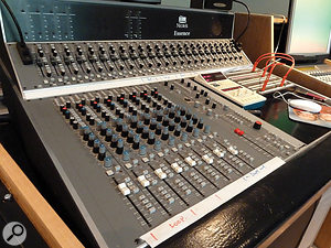 The Neotek Essence desk fitted John Wood's requirements for a mixer that was small and very clean-sounding.