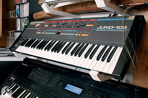 Another classic synth: the Roland Juno 106.